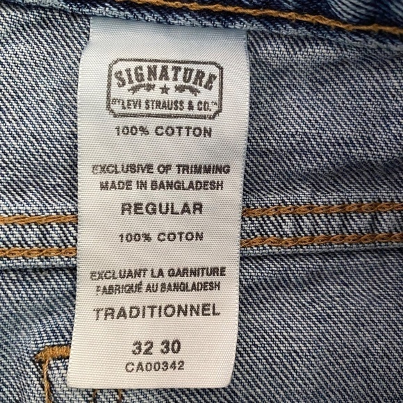 LEVI'S Authentics Signature Hi waisted Regular jeans 100% cotton - Picture 11 of 14